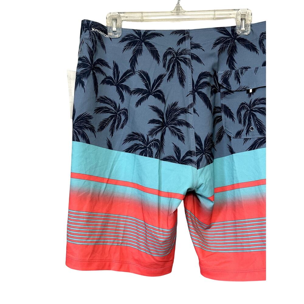 Hurley Board Shorts Palm Tree Phantom 4-Way Stretch Material Multicolor M 30 NWT - Picture 5 of 9